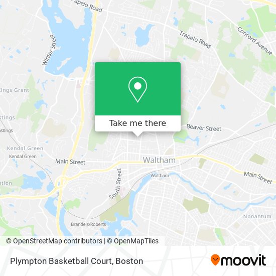 Plympton Basketball Court map