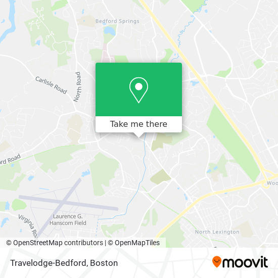 Travelodge-Bedford map