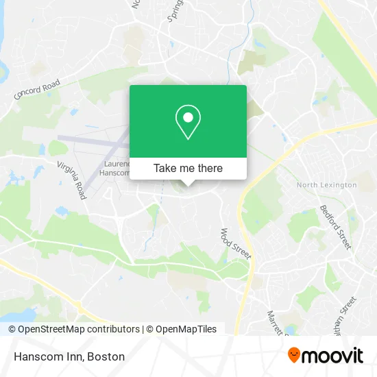 Mapa de Hanscom Inn