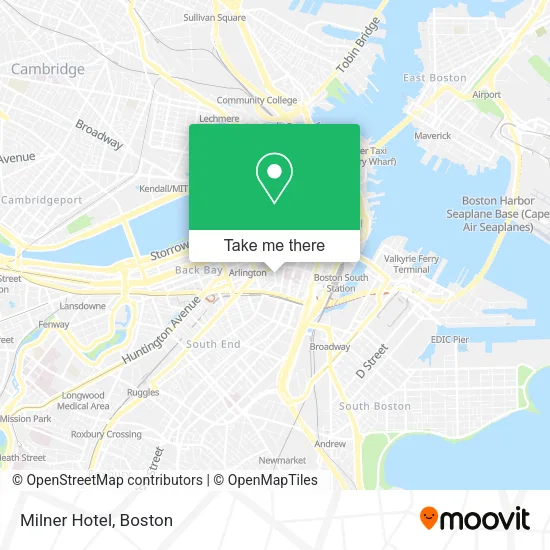 Milner Hotel map