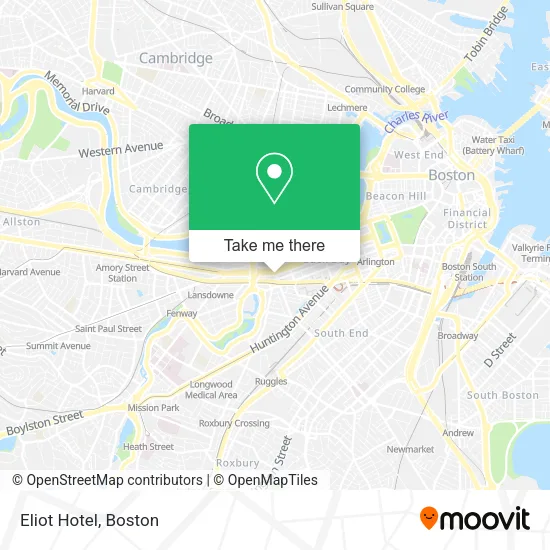 Eliot Hotel map