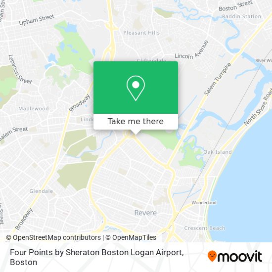 Four Points by Sheraton Boston Logan Airport map