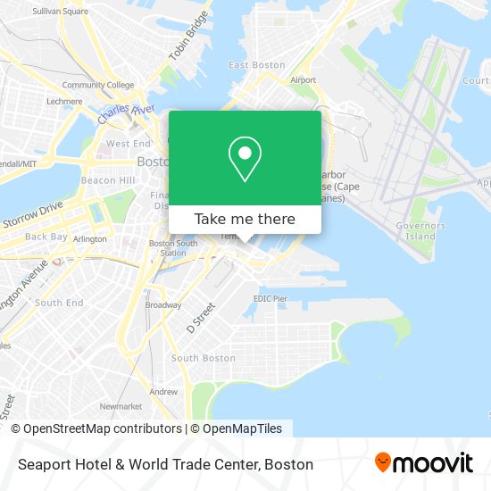 Mapa de Seaport Hotel & World Trade Center