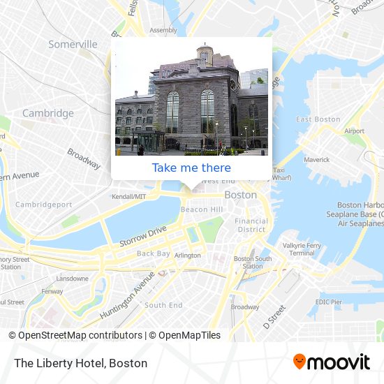 The Liberty Hotel map