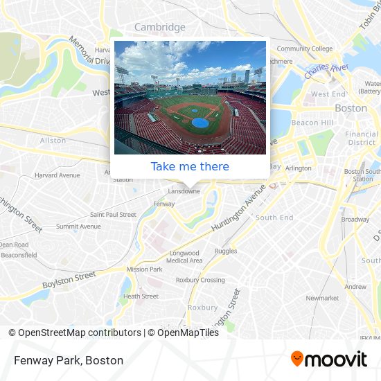 Mapa de Fenway Park