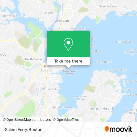 Mapa de Salem Ferry