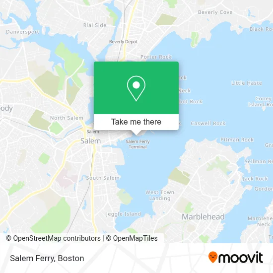 Salem Ferry map