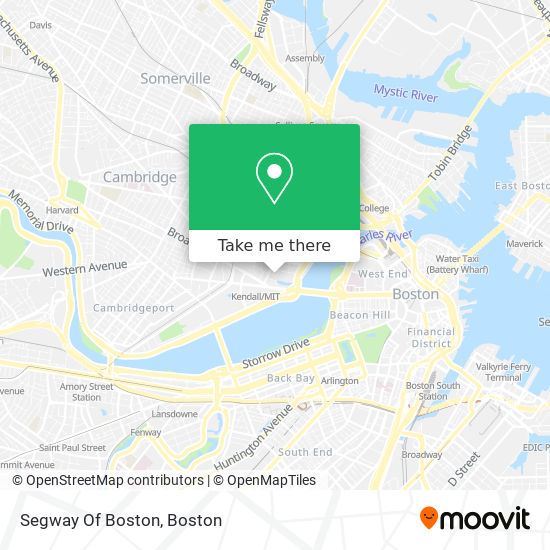 Mapa de Segway Of Boston
