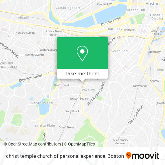 christ temple church of personal experience map