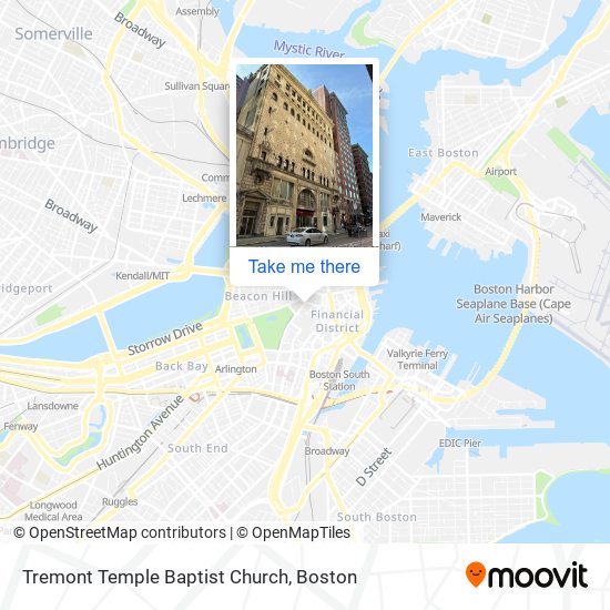 Tremont Temple Baptist Church map