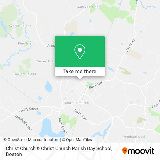 Mapa de Christ Church & Christ Church Parish Day School