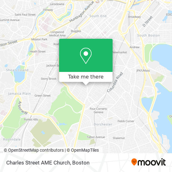 Mapa de Charles Street AME Church