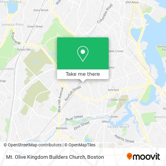 Mt. Olive Kingdom Builders Church map