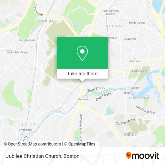 Jubilee Christian Church map