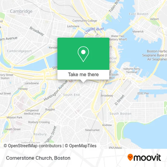 Cornerstone Church map