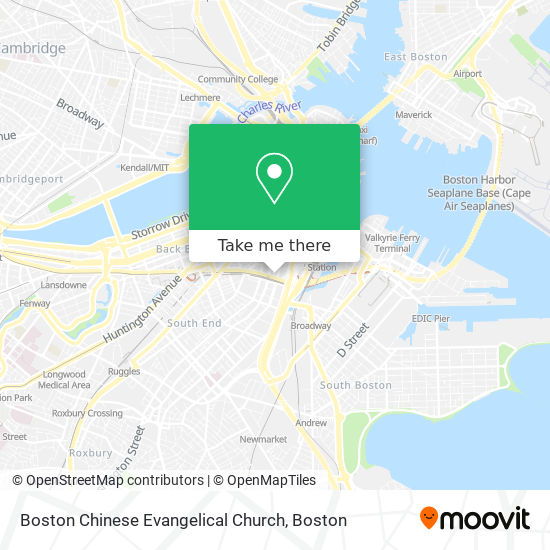 Boston Chinese Evangelical Church map