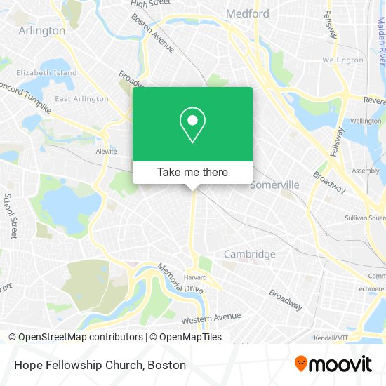 Hope Fellowship Church map