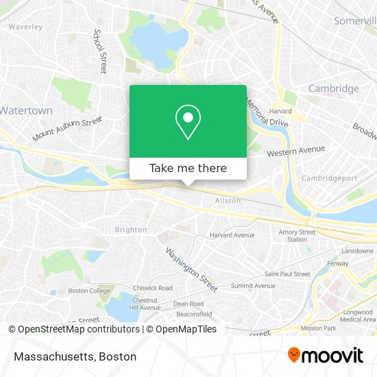 How to get to Massachusetts in Boston by Bus Subway or Train