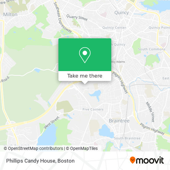 Mapa de Phillips Candy House