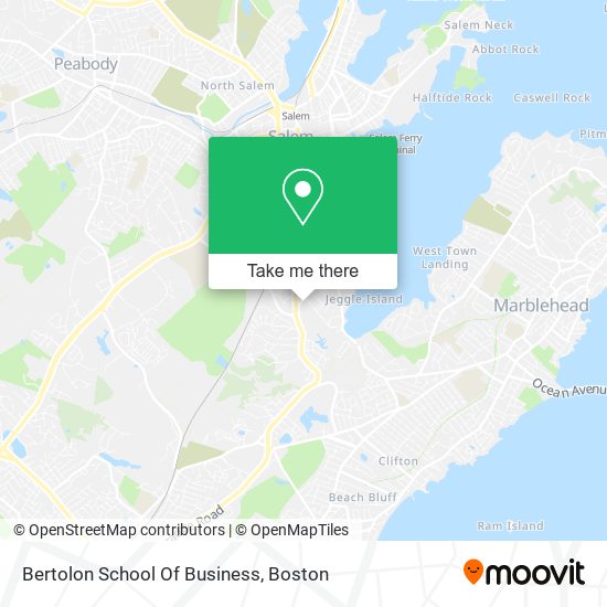 Bertolon School Of Business map