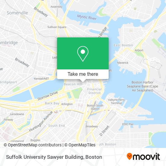 Suffolk University Sawyer Building map