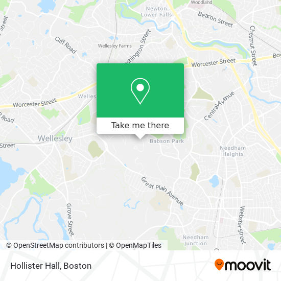 Mapa de Hollister Hall