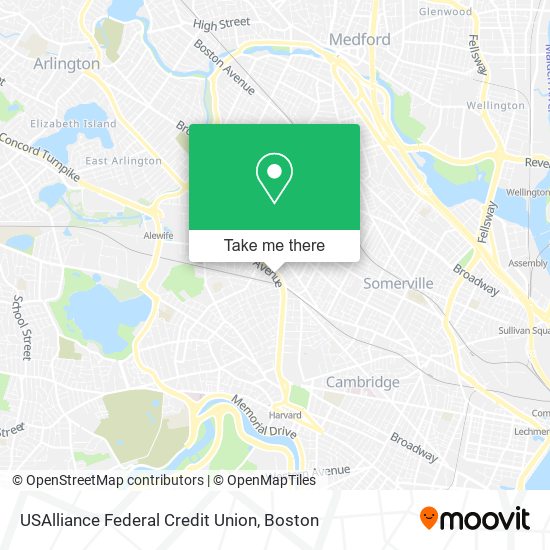 USAlliance Federal Credit Union map