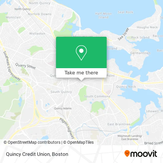 Quincy Credit Union map