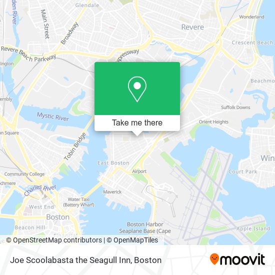 Mapa de Joe Scoolabasta the Seagull Inn