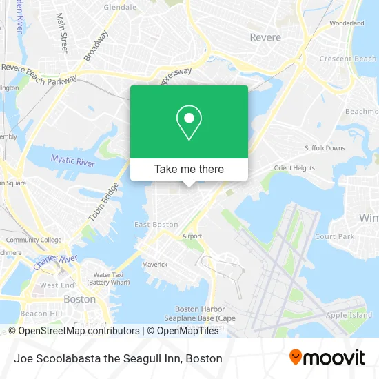 Joe Scoolabasta the Seagull Inn map