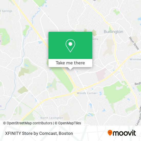 Mapa de XFINITY Store by Comcast