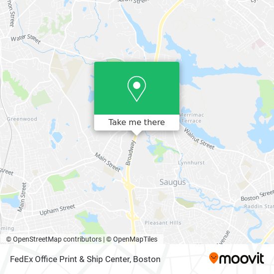 FedEx Office Print & Ship Center map