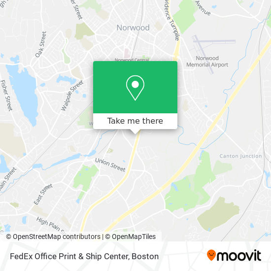 FedEx Office Print & Ship Center map