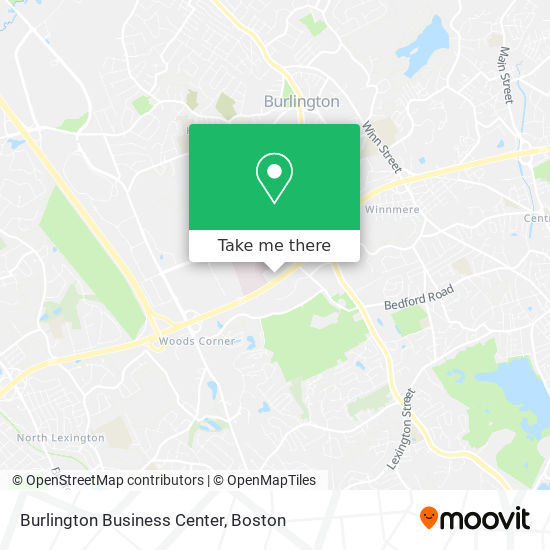 Mapa de Burlington Business Center