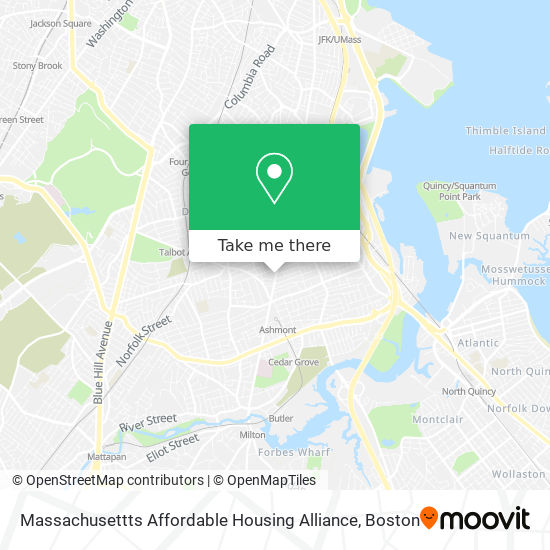 Massachusettts Affordable Housing Alliance map