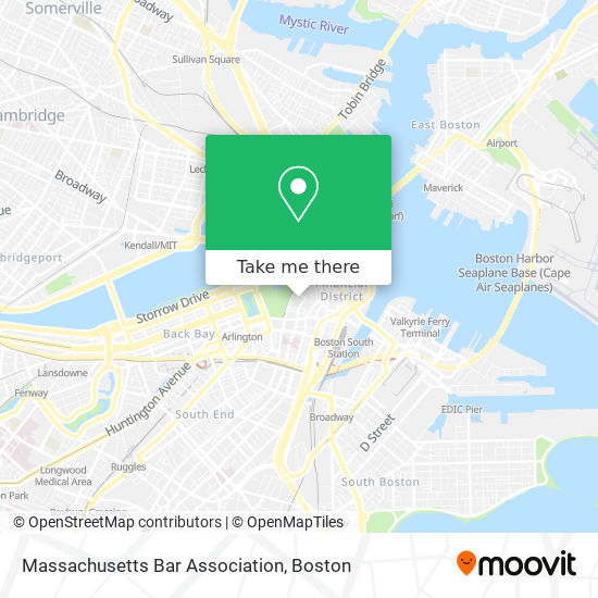 Massachusetts Bar Association map