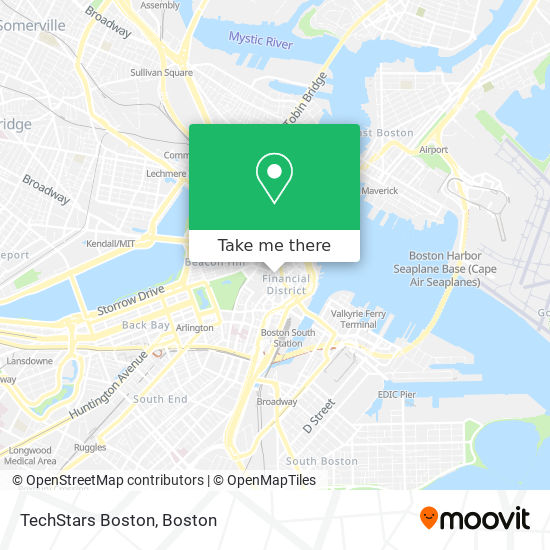 Mapa de TechStars Boston