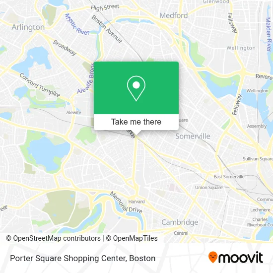 Porter Square Shopping Center map