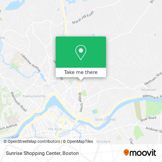 Sunrise Shopping Center map