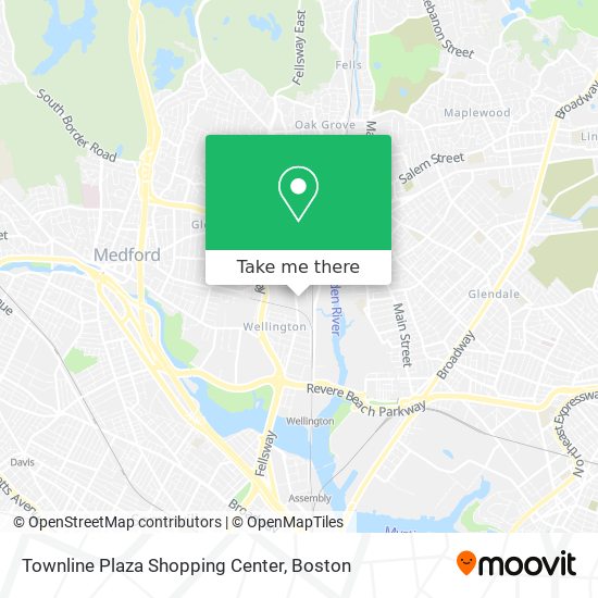 Mapa de Townline Plaza Shopping Center