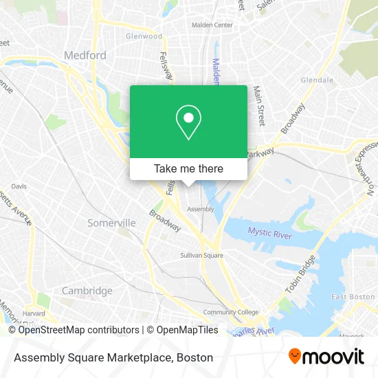 Assembly Square Marketplace map