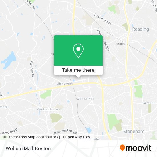 Woburn Mall map