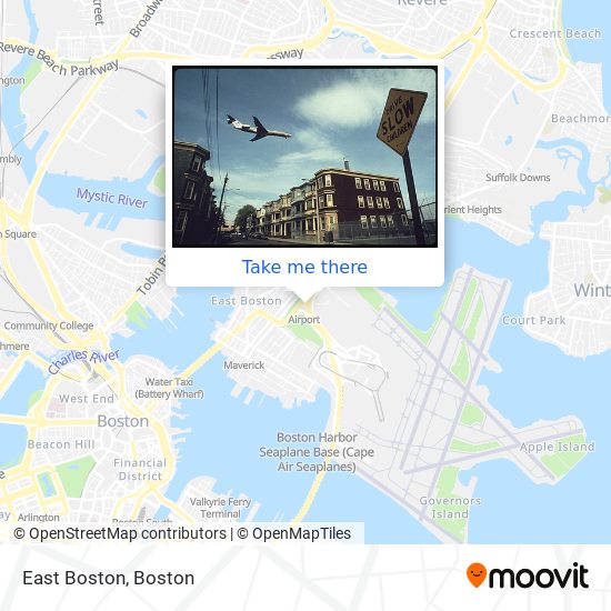 Mapa de East Boston