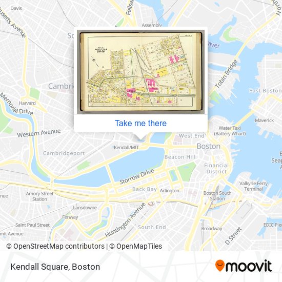 Mapa de Kendall Square