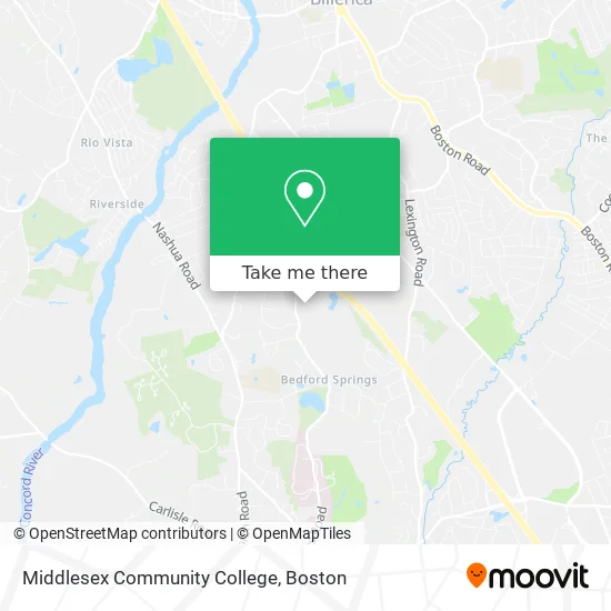 Middlesex Community College map