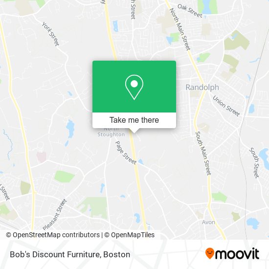 Mapa de Bob's Discount Furniture