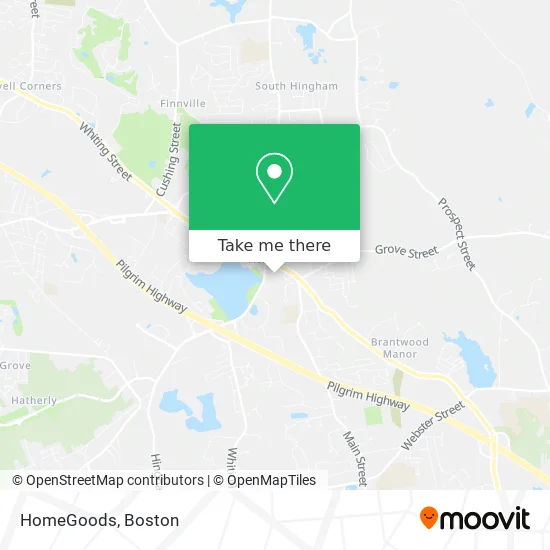 HomeGoods map