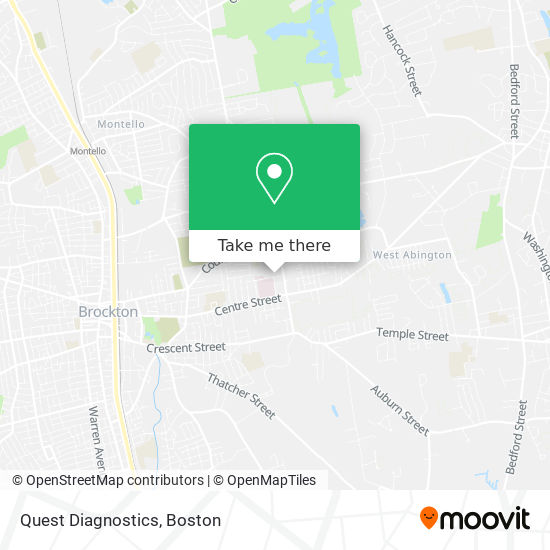 Quest Diagnostics map