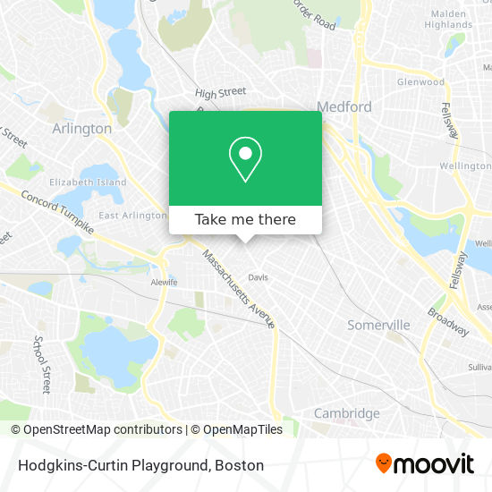 Mapa de Hodgkins-Curtin Playground
