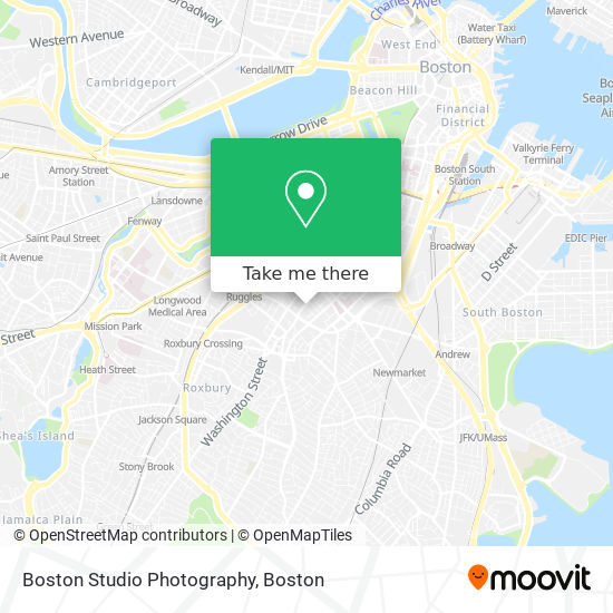 Boston Studio Photography map